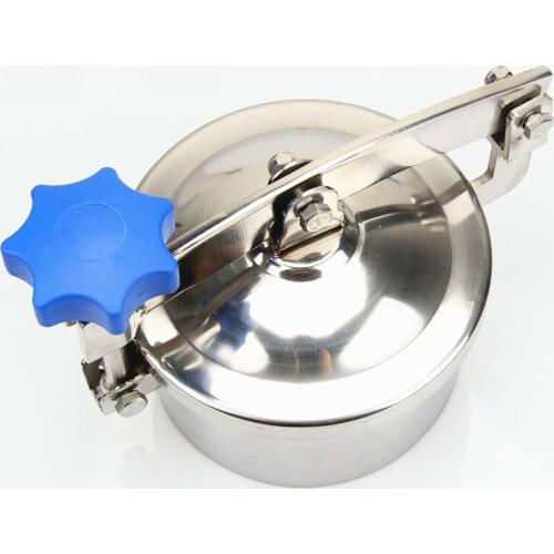 DN250 Non-pressure Round Manhole Cover Sanitary Stainless Steel SS304 Manway Door