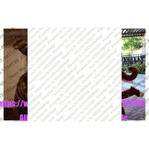 Customized Available REAL PHOTO dx0110 WOLF full sets husky dog Suit fursuit Costume fox Party Carnival Gift