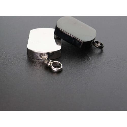 20x32MM blank stainless steel cremation bottle perfume holder ash wish vial pendant charm memorial gift name engraving 1190010