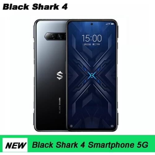 New Black Shark 4 5G Gaming Smart Phone 6.67 inch 144Hz AMOLED Snapdragon 870 Octa Core