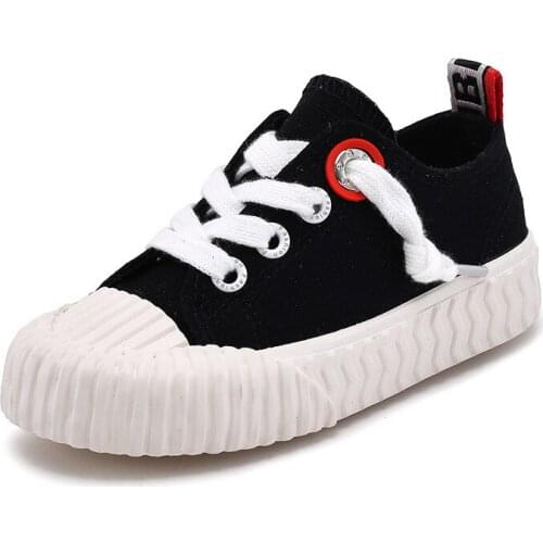 Children Canvas Shoes Girls Sneakers Breathable Spring Autumn Fashion Kids Shoes For Boys Casual Shoes 2020 School Uniform Shoe