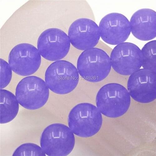 6mm 8mm 10mm 12mm Fashion Purple Alexandrite Tourmaline Craft Loose DIY Round Beads Natural Stone Jewelry Making Gifts Christmas