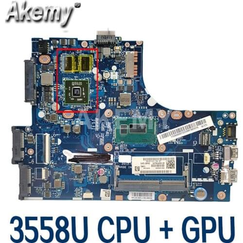 Akemy S410 Mainboard For Lenovo ideapad S410 LA-A321P Laptop Motherboard S410 Mainboard Test with 3558U cpu + GPU