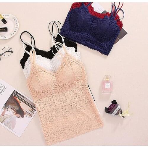 Sleeveless Women Tank Tops Lace Womens Tank Crochet Embroidery Fitness Summer Casual Camisole