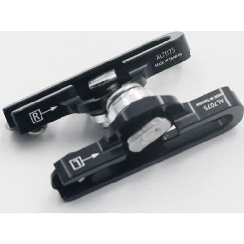 NEW TAIWAN ACRZ 7075 Aluminum C Brake Shoes for Shimano/Sram Black 1 Pair