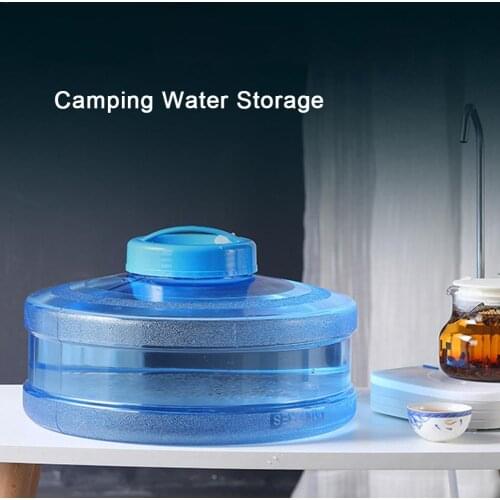 Outdoor 5.5/10L Water Bucket Food Grade PC Portable Water Tank Outdoor Hiking Camping Accessories Water Container With Faucet 4