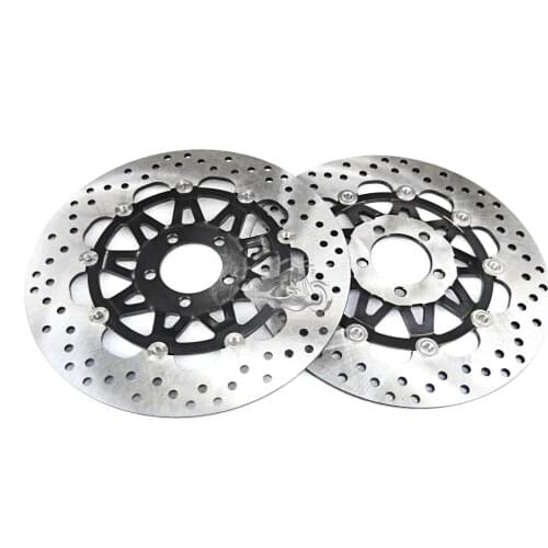 Floating Front Brake Disc Rotor For Motorcycle Kawasaki Zephyr ZR1100 ZRX1100 ZRX1200 ZZR1100 New