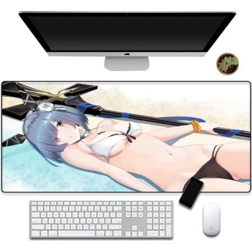 Yuzuoan high quality rubber game accessories mouse pad pad keyboard player Xxl PC mouse pad anime mouse pad big pad gamer