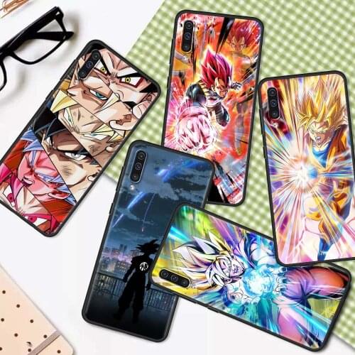 Son Goku Anime Case For Samsung Galaxy A50 A10 A70 A20e M31 A30 A40 A02s M30s M21 M11 F41 Shockproof TPU Black Cover
