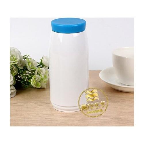 Heat transfer stainless steel insulation cup Childrens insulation cup Bullet insulation cup large belly cup personality DIY whi