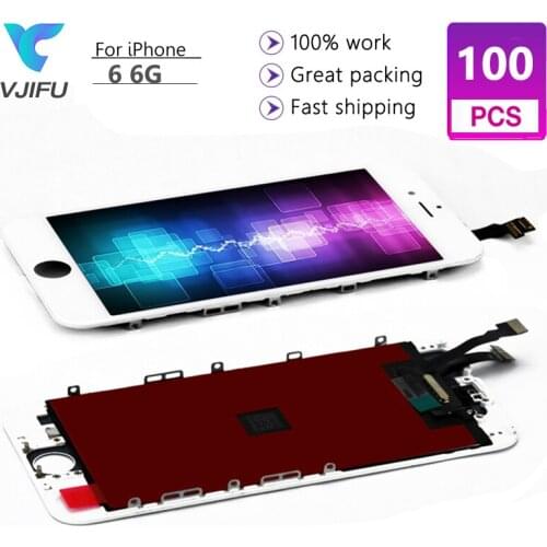 100Pcs/Lot A1549 A1586 A1589 Screen For Apple iPhone 6 6g LCD Display 3D Touch Digitizer Assembly Replacement Free DHL