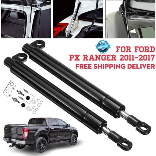 1 Pair Rear Tailgate Slow Down & Easy Up Strut Kit for Ford PX Ranger 2011-2017 Easy Install No Drilling Required Anti-breaking
