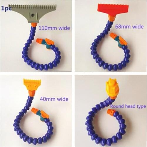 1pc coolant hose for workpiece surface universal bamboo joint serpentine oil water hose pipe cooling flexible 47/68/110mm