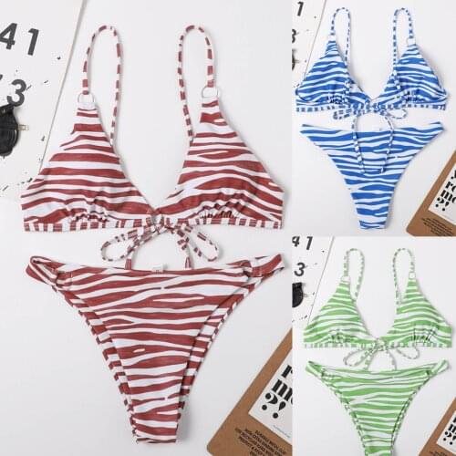 2021 Multicolor Summer Swimsuit Female Two-piece Bikini Sexy Concise Swimsuit ensemble lingerie femme Comfortable Breathable F4
