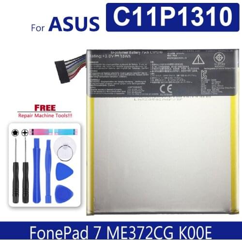 Tablet Battery For Asus FonePad 7 ME372CG K00E ME372 C11P1310 3950mAh supply free tool / Tracking Number
