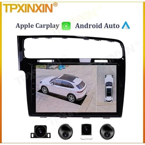 6+128G For Volkswagen Golf 7 2012 - 2020 Android Car Radio Multimedia Video Player GPS Navigaion Auto Stereo IPS Touch Screen