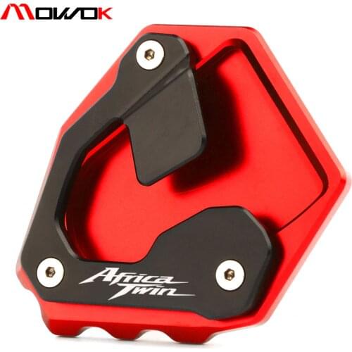 Side Stand Extension Pad Kickstand Enlarger Support Extension Support Plate For Honda Africa Twin CRF1000L 2016 2017 crf1000l