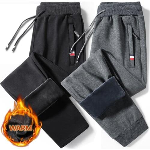 Winter Warm Pants Men Cotton Fitness Sportswear Fleece Tracksuit Bottoms Sweatpants Trousers Track Pants Mens Joggers M-8XL 127