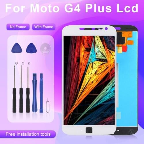 Catteny 5.5inch For MotoRola Moro G4 Plus Lcd With Touch Screen Digitizer XT1640 Assembly XT1644 Display