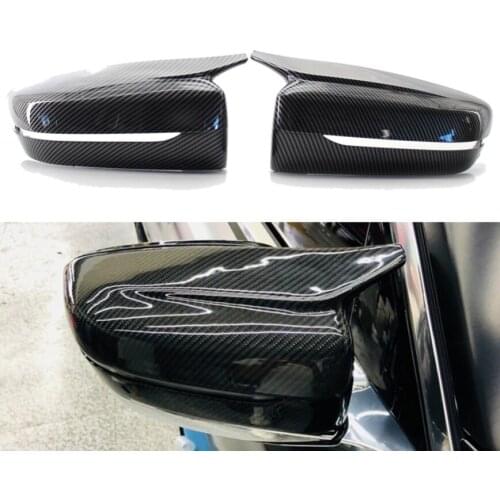 For BMW 3 Series 5 Series 7 Series G20 G30 G11 2017-2020 ABS carbon fiber pattern rearview mirror cover mirror shell replacement