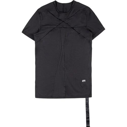 American Famous Brand RO DRK 2021ss New Splicing Design Mens T-shirt Streetwear Womens T-shirt Y2k Crop Top Oversized T-shirt