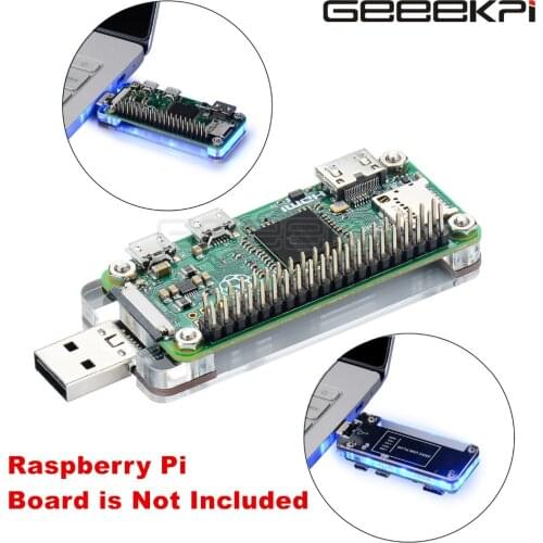 GeeekPi USB Dongle Expansion Breakout Module Kit for Raspberry Pi Zero / W (Not Include), Both Front & Back Side Can Be Inserted