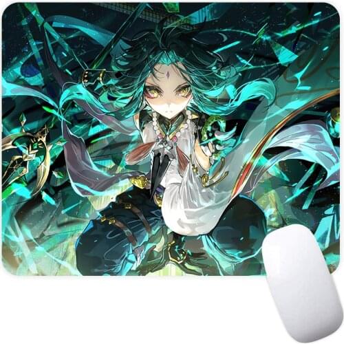 Small Gaming Mouse Pad Computer Mousepad PC Gamer Mouse Mat Laptop Mausepad Mouse Carpet Genshin Impact Keyboard Mat Desk Pad
