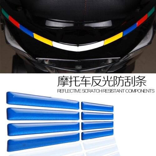 Motorcycle modified stickers anti reflective stickers decorative decals warning stickers Motor protection Scratch protection