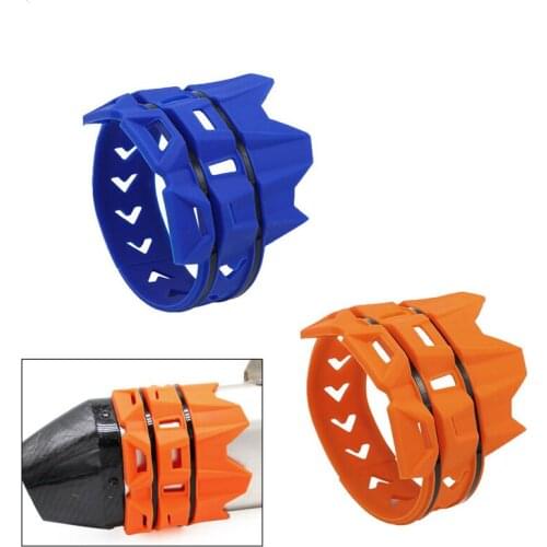 Motorcycle Exhaust Pipe Anti-scalding Ring Modified Universal Tail Throat Drop Protection Ring Protective Cover For Honda Yamaha