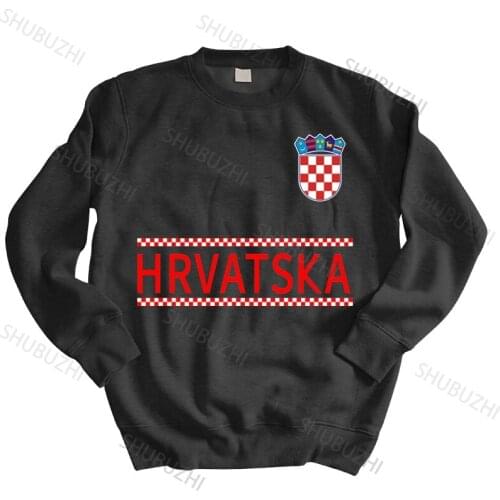 Men streetwear sweatshirt Croatia Modric 10 Team hoodies - Black discout brand hoodie drop shipping