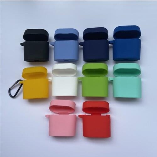 For QCY T7 Case Soft Anti-slip Silicone Wireless Bluetooth Earphone Protection Cover For QCY T 7 Case