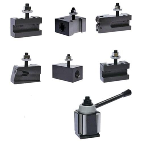 251-111 Wedge type Quick Change Tool post set, it include 1pc tool post+5pcs tool holders, HAIDAO brand