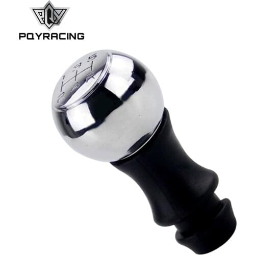 5 Speed Alloy MT Gear Shift Knob For Peugeot 106 206 207 306 307 407 408 508 807 Aluminum Alloy Black PQY-GSK81