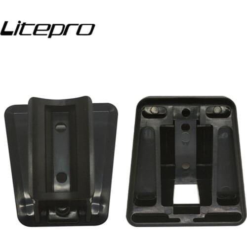 Folding Bike Accessories Pig Nose Adapter Bag Card Holder Buckle Bicycle Pannier Block Parts For Brompton