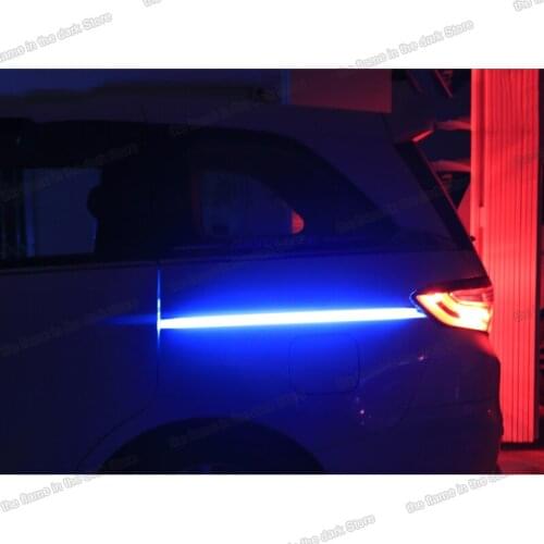 Lsrtw2017 led car slide door light strip for honda odyssey 2015 2016 2017 2018 2019 2020 2021 accessories styling esterior