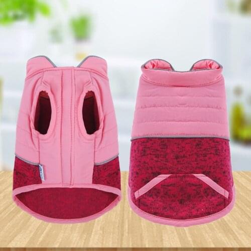 Warm Pet Dogs Clothes Cute Warm Casual Coats with High Collar for Winter and Autumn Puppy Cloth for Pet Dog Puppy Supplies