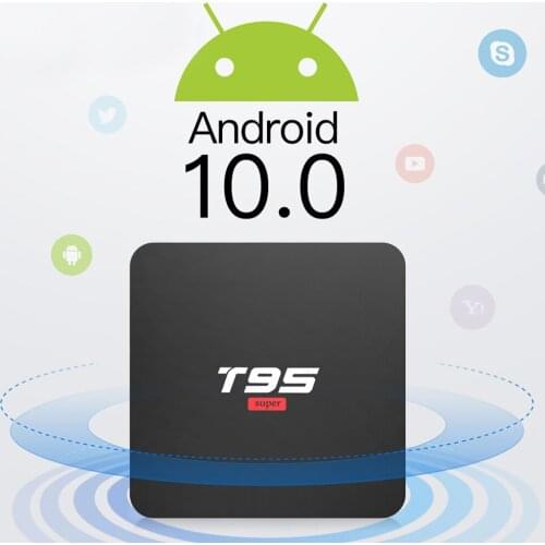 10pcs T95 Super Android 10.0 TV BOX RAM 2G ROM 16GB Allwinner H3 Quad Core 2.4G Wifi 4K 1080P Set Top Box