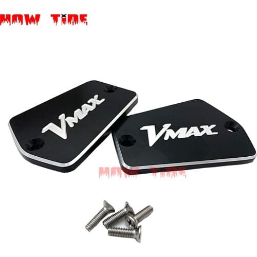Motorcycle parts billet liquid fuel tank cap black for Yamaha V Max Vmax 1200 Carbon 1985-2007 CNC aluminum