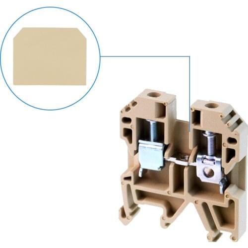 10Pcs Weidmuller SAK Type Terminal Block Accessories Din Rail Terminal Blocks End Cover Plate AP