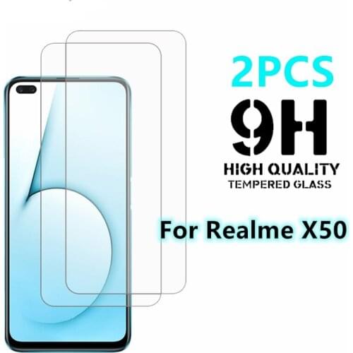 10pcs Tempered Glass for Realme X50 Ultra-thin Screen Protector for OPPO Realme X50 Toughened Film Realme X50 Pro 5G