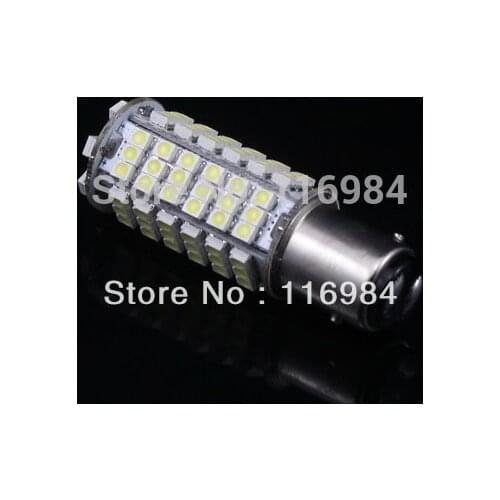 2pcs/lot 1157 BAY15D 102 SMD 3528 LED DC12V\5W White Lights Turn Brake Signal light bulb lamp
