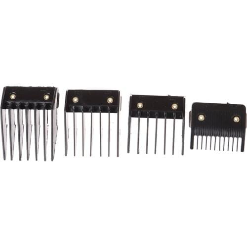 4Pcs/set Universal Cut Clipper Limit Comb Haircut Comb Guide Attachment Size Barber Replacement Modeling tools