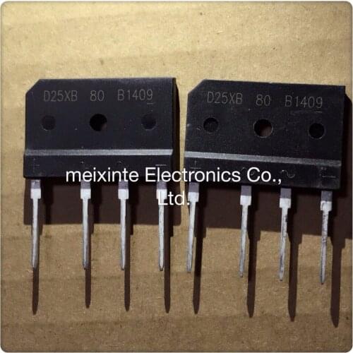 50pcs/lot D25SB80=D25XB80=D25XB60 25A 800V Electromagnetic furnace rectifier bridge Bridge Rectifiers