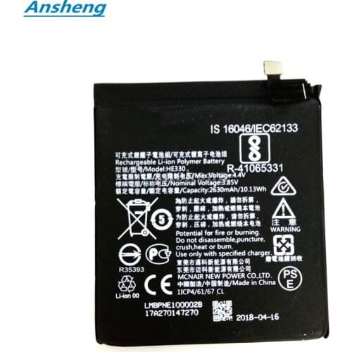 Ansheng High Quality 3.8V 2630mAh battery for Nokia HE330 Mobile Phone