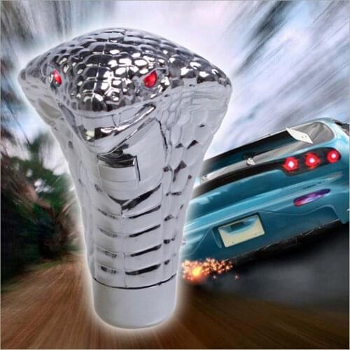 Car Blue LED Flash Light Manual Gear Shift Knob Vehicle Modifications Interior Decoration Universal Shifter Auto Accessories