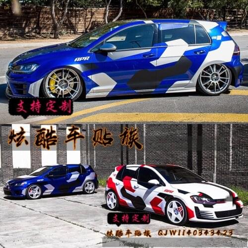 Car stickers FOR Golf 7 POLO A3 A4 personality full car stickers garland decorative stickers racing modified stickers