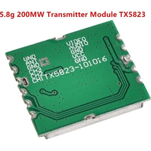Boscam FPV 5.8Ghz 200mW 8CH Wireless Audio Video Transmitter Module TX5823 For racing drone ZMR250 QAV280 QAV250 DIY