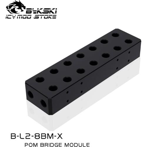 Bykski Server Bridge Module, Eight Graphics Cards In Parallel, Block Heads, Easy To Disassemble and Assemble B-L2-8BM-X