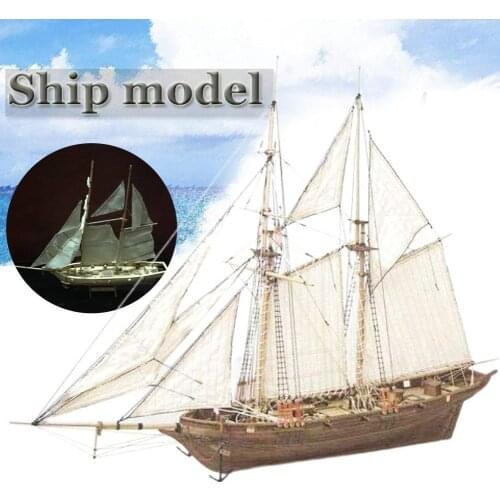 Wooden Sailboat Model Self-assembly Toy DIY Wooden Model Sailing DIY Home Assembling Decoration Sailboat Kit Handicraft Mod Q8Y5