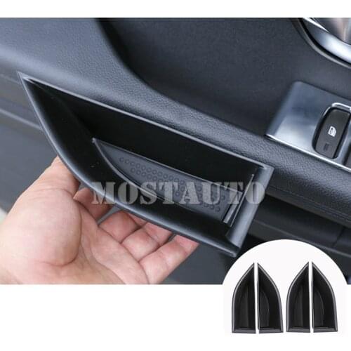 For Land Rover Range Rover Evoque Inner Car Door Storage Box Holder 2016-2018 4pcs Car Accessories Interior Car Decor Car Trim